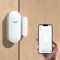 WLAN-Türsensor, intelligenter Tür-Fenstersensor, kabelloser Fenstersensor, Echtzeit Alarm, kompatibel mit Alexa, Google Assistant, Sicherheitstür, Sensor für Geschäftseinbruchalarm (1 Stück)