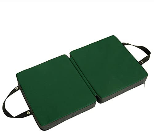 TopHomer Kniekissen für den Garten, extra groß, dicker Memory-Schaumstoff, multifunktional, weich, faltbar, für Gartenarbeit, Arbeit, Training, Outdoor (grün)