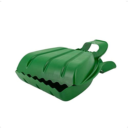 Laubhände 2-teilig - Laubgreifer aus Kunststoff mit 33,5 cm Breite | Laubsammler-Schaufelhände für Gartenabfälle - ergonomische Laubkralle und Handrechen zur Grasschnitt-Aufnahme
