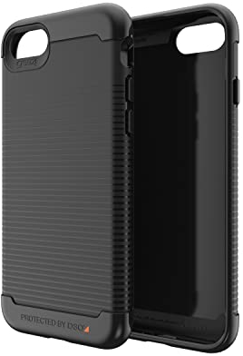 ZAGG Gear 4 Havana Apple iPhone SE (Gen. 3, 2, 1)/8/7/6s/6, Wireless Charging, MagSafe, Shockproof, Durable, (Black)