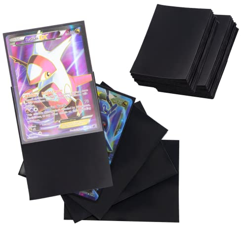 Moocuca Soft Sleeves 66 * 91mm, 200 Stück Soft Penny Kartenfolien Kartenhüllen Hüllen, Transparent karten hüllen für Magic