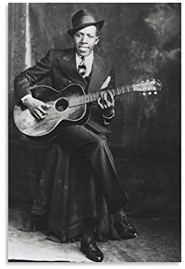 TSALF Foto Auf Leinwand Kein Rahmen Robert Johnson Poster Home Einrichtung Dekoratives Wohnzimmer Schlafzimmer 30x50cm