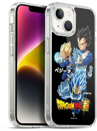 Head Case Designs Officially Licensed Dragon Ball Super Vegeta Universe Survival Characters Gel Case [Military Grade Protection] Compatible With Apple iPhone 14