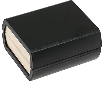 Holibanna Leder-Manschettenknopf Krawattenklammer Box Aufbewahrung Geschenkbox Schmuck Vitrine