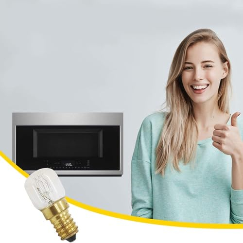 PRIOKNIKO T25 Range Hood Bulb T22 Bulb High Temperature Oven Low Temperature Refrigerator Bulb 2pcs,High-Temperature Oven Bulbs T22-E14-25W