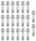 Bisenya 20x Radbolzen Radschrauben Ersatz für W220 W251 X204 W164 W463 W461 C140 M14 x 1,5 0009905307 2204010270