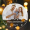 Rainsar Personalisierte Weihnachtskugeln, Christbaumschmuck Personalisiert, Individuelles Foto Ornament Namen, 2024 Weihnachtsanhänger für Familie Freundin Freunde