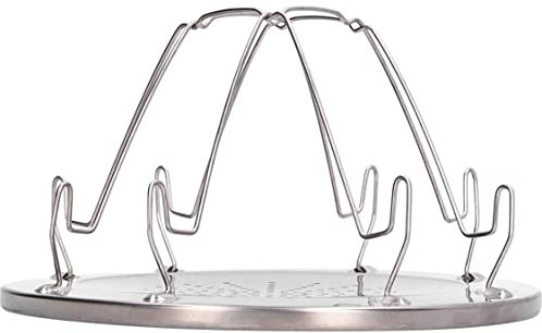 XJKLBYQ Camping Toaster for Gas Stove Folding Camp Stove Toaster Portable Stainless Steel 4 Slice Propane Bread Toaster Rack Holder for Camping Fishing Hiking Toast Rack