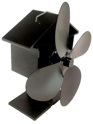 Xiixuuj Wood Stove Fan Heat Powered | Fireplace Fan Non-electric | Fireplace Fan Non-electric, Heat Fan for Wood Stove, Wood Log Burner Fireplace Fan