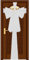 SHATCHI Christmas White 9m Giant Bow Cover-Front Door Xmas Wedding, Baby Shower Outside Home Decor, Organza, Pack of 1