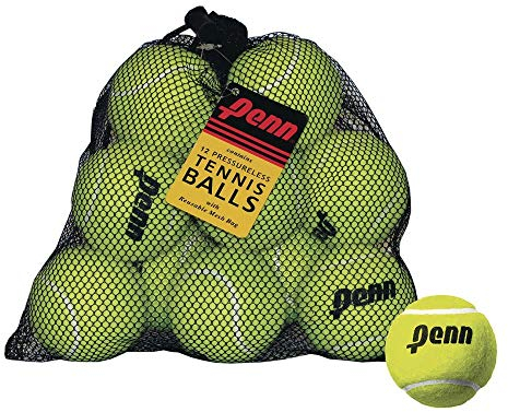 Penn pressureless Tennisbälle, 12 Ball Mesh Tasche