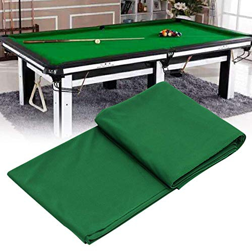 Billardtischdecke, Billardtuch, Filz für acht Bälle, Dehnfähigkeit, Faser, Billardtuch, für eine Vielzahl von Spielen, für Snooker, Bars, Clubs, Hotels usw. (340 x 145 cm)