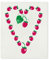 Anneko Design Swedish Dishcloth - Schwedische Spültuch - Schwamm - biologisch abbaubar - Öko - Langlebig, Waschbar - (Raspberry Heart)