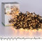 ECD Germany Cluster Lichterkette 11m Länge, 560 LEDs, Extra Warmweiß, 3m Stromkabel, IP44, Clusterlichterkette Büschellichterkette für Weihnachten Weihnachtsbaum Weihnachtsbeleuchtung, Innen/Außen