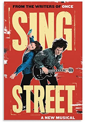 Filmposter Sing Street Music Comedy, 6 Wandkunst, Poster, Geschenke, Schlafzimmer, Heimdekoration, hängendes Bild, Leinwandbild, Poster, 30 x 45 cm