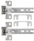 Door Hinges Kit To Fit Bosch Neff Siemens Intergrated Fridge Freezer