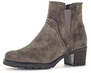 Gabor Damen Chelsea Boots, Frauen Stiefeletten,Moderate Mehrweite (G),uebergangsstiefel,Schlupfstiefel,warm,Bootee,Mohair (Mel.),41 EU / 7.5 UK