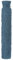 Premium Schlauch-Wärmflasche mit kuschligem Teddy-Fell Bezug, Wärmeflasche, Bettflasche. 77cm x13cm - (Blau-Grau)
