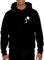 SERIVAL Felpa Cappuccio e tascone Hoodie LIBERATO Rosa Logo (XXL)
