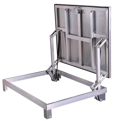Schachtabdeckung für den Außenbereich 70 x 90(R) cm, Bodenluke Schachtdeckel Revisionsschacht Kanalschacht