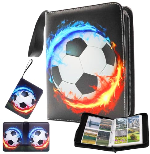 Sammelalbum Fußball Karten Fussball Karten Sammelalbum 50 Seiten 400 Fußballkarten Kartenhalter Kinder Erwachsene Matchattax Sammelmappe Sammelkarten Album Fussball Fußball Sammelalbums