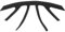 ABUS Polsterset Cliffhanger schwarz S