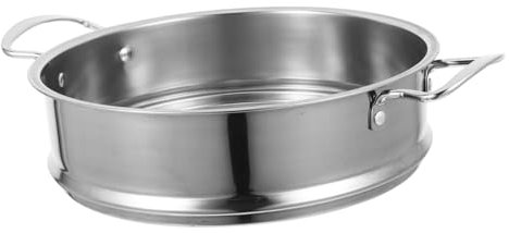 Cabilock Cesta de Vapor de Acero Inoxidable Cesta de Vapor Redonda para Verduras Cesta de Vapor para Olla Fácil de Limpiar Versátil