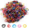 1500 Stück Haargummis, Mini Kleine Haargummis Gummibänder Elastische, Scrunchies für Frauen Mädchen Herren (Bunt)