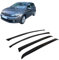 CarJoy Deflettori d'aria per finestrino laterale, compatibile con VW Golf 5 V 10.2003 – 2008, parapioggia, deflettori adesivi, 4 pezzi