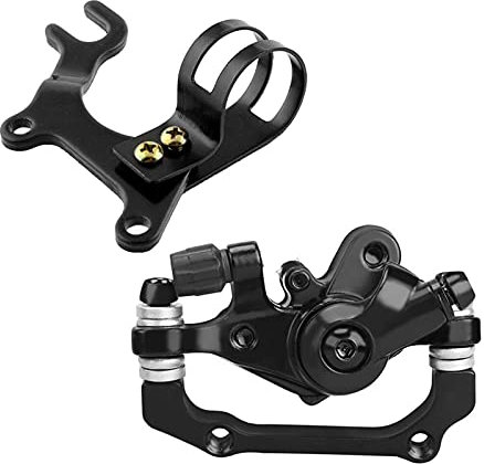 Universal Bicycle Disc Brake Conversion Kit - Steel Bracket & Aluminum Caliper - Compatible with 160mm Rotors - Front/Rear Wheel Upgrade - Single or Dual Kit Options