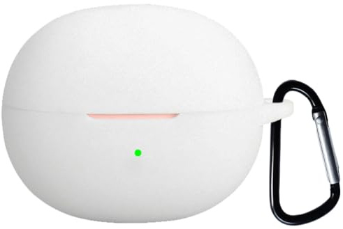 smaate Silicon Case Cover Compatible with King Lucky Clip on Earbuds Open Ear Headphones i121 True Wireless Earbuds White