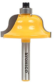 Yonico 13184q - Roman Ogee Edge Forming Router Bit, Cutting Depth: 9/16 - 1/4 Shank