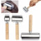 MASUNN 26/60/100mm Leather Glue Edges Laminating Roller Craft DIY Handmade Crease Tool -A(26 mm)