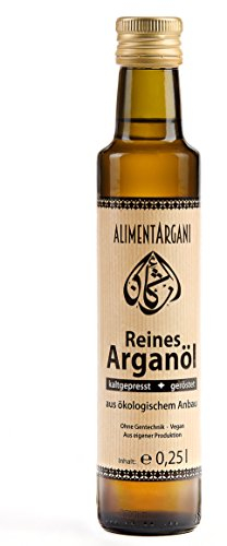 Alimentargani Bio Arganöl geröstet 250ml, kaltgepresst, vegan, Speiseöl aus eigener Produktion in Marokko
