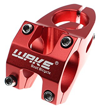 CYSKY Bike Vorbau 31,8 45mm Aluminiumlegierung Mountainbike Vorbau Kurze Fahrradlenker Vorbau für Die meisten Fahrrad BMX MTB Rennrad (Rot)