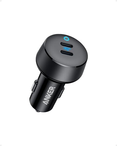 Anker PowerDrive III Duo USB-C-Ladegerät fürs Auto, 36W 2-Port PowerIQ 3.0 Ladegerät, Power Delivery für iPhone XR/Xs/Max/X / 8, Galaxy S10 / S9, Pixel 3a / 3 / XL, iPad Pro 2018 und mehr