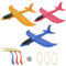 Diealles Shine Fliegende Gleiter, 3 Stück 35cm Styroporflieger Flugzeug, Flugzeug Spielzeug Outdoor für Kinder