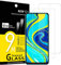 NEW'C 2 Piezas, Protector Pantalla para Xiaomi Redmi Note 9S, 9 Pro, 9 Pro MAX, Cristal Templado Antiarañazos, Antihuellas, Sin Burbujas, Dureza 9H, 0.33 mm Ultra Transparente, Ultra Resistente