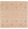 carpetfine Wollteppich Gabbeh Uni Quadratisch Beige 120x120 cm | Moderner Teppich für Wohn- und Schlafzimmer