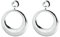 Gualiy Ohr Tunnel Edelstahl, Ohr Expander Plugs Tunnels mit Ringe Anhänger Plugs Ohrringe Damen Piercing Schmuck 12mm
