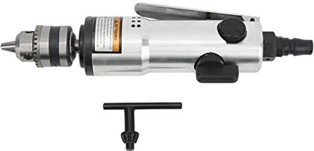 Luftbohrmaschine, Pneumatische Bohrmaschine, Gerade Luftbohrmaschine, Verschleißfeste, Luftbetriebene Bohrmaschine aus Zinklegierung Für Die Industrie, 3/8 Zoll