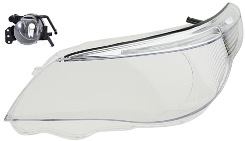 Johns, Scheinwerfer Glas passend für BMW 5 E60 E61 07/2003-03/07 Lin. für Xenon + Nebel