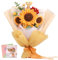 ENCHOL Crochet Kit for Beginners Adults, Sunflower Bouquet Beginner Crochet Kit, Complete Flower Crochet Kits for Starters with Step-by-Step Video Tutorials for DIY Craft Creations