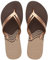 Havaianas - Elegance Print, Infradito Eleganti, Resistenti E Confortevoli Con Cinturini Alla Moda E Suola Antiscivolo, Donna, Dark Brown, 35/36
