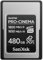 SanDisk PRO-CINEMA CFexpress Type A Scheda da 480 GB (velocità di lettura fino a 1800 MB/s, velocità di scrittura fino a 1650 MB/s, 4K, 6K, 8K, VPG200)