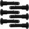 INOOMP 6PCS Nylon Wheelie Bin Lid Hinge Pins Durable Trash Can Latch Accessories for Outdoor Indoor Use Fit for Efficient Waste Management Repair Parks Schools and Homes