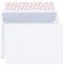 ELCO 48583 Documento Box mit 250 Briefumschlägen/Versandtaschen, Haftklebeverschluss, B5, 120g, weiss Kraft, Fenster: nein, b5 (250x176mm) für papierformat a5/c5 mit umlaufender 20mm seitenfalte