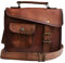 Jaald 22 Cm Klein Leder Messenger Bag Umhängetasche Vintage Kurier-beutel Damen Herren Schulranzen Mann Purse Kompatibel Mit Ipad Tablet