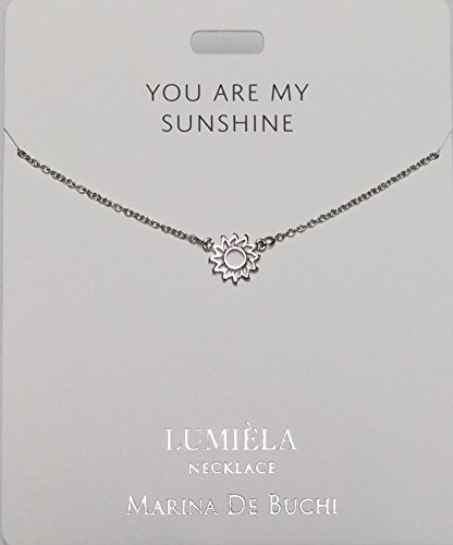 Lumeila Halskette You Are My Sunshine, Marina De Buchi, silberfarben, von Sterling Effectz