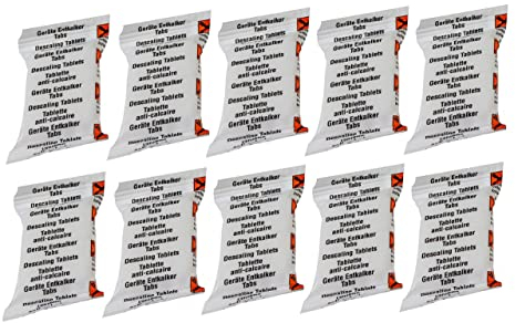 FrothClean® Descaling Descaler Tablets Compatible with Bosch Tassimo Senseo Nespresso Dolce Gusto Coffee & Pod Machines (10)